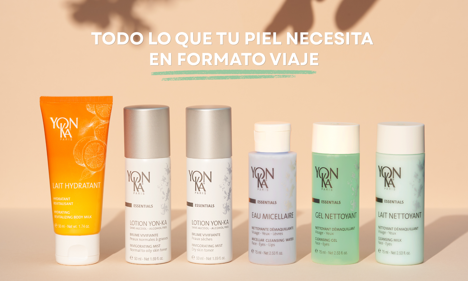 Los esenciales de viaje de YonKa: tu rutina de cuidado facial y corporal también en verano