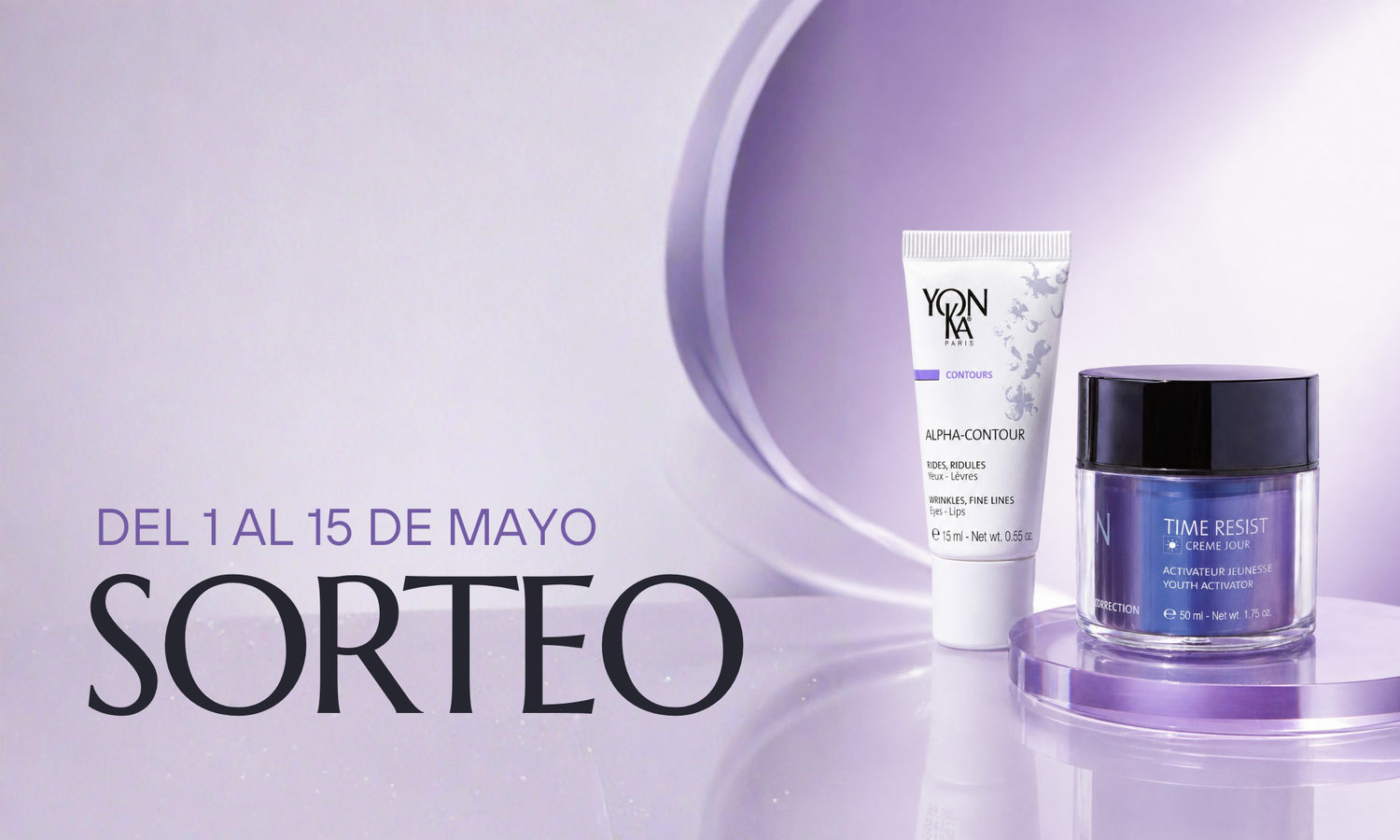 Sorteo Time Resist Jour & Alpha-Contour | Bases Legales