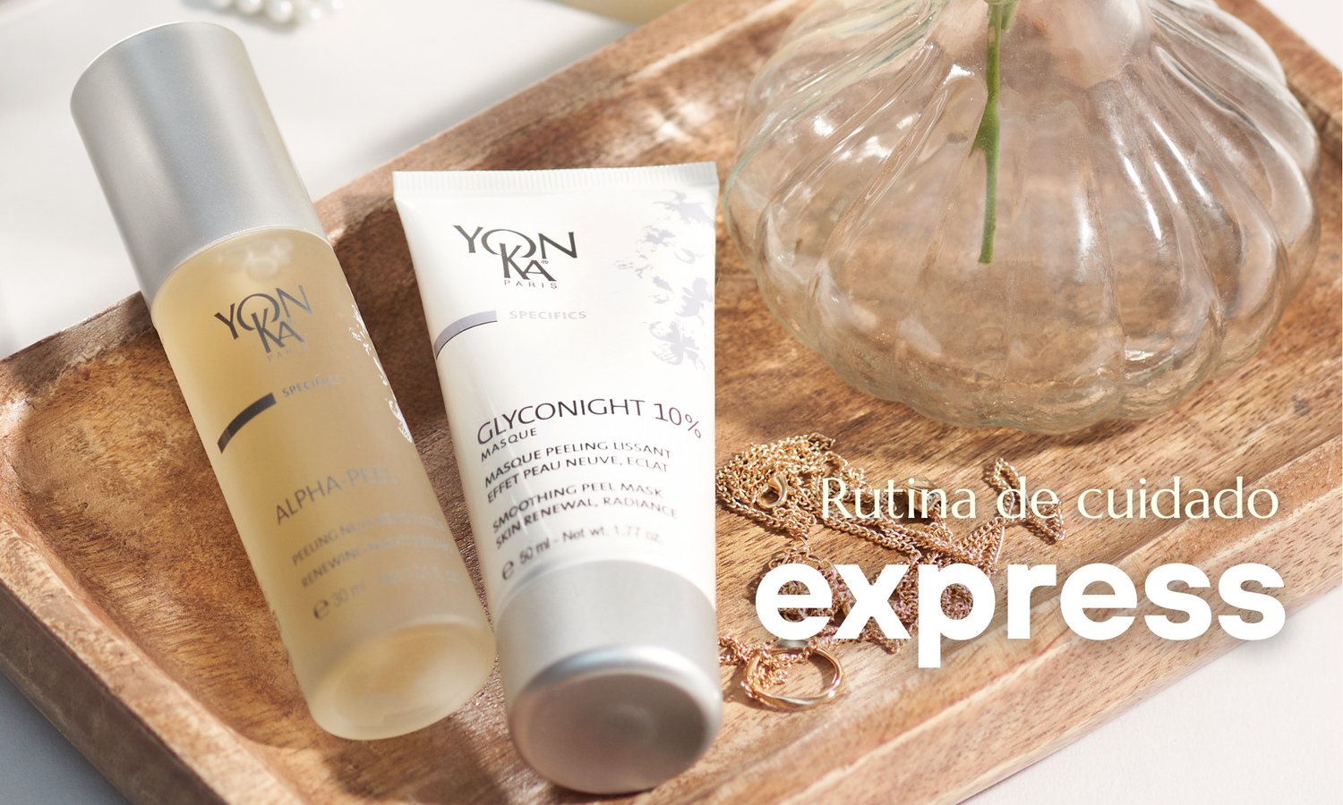 Rutina facial express con YonKa según tu piel: seca, sensible, con rojeces o apagada