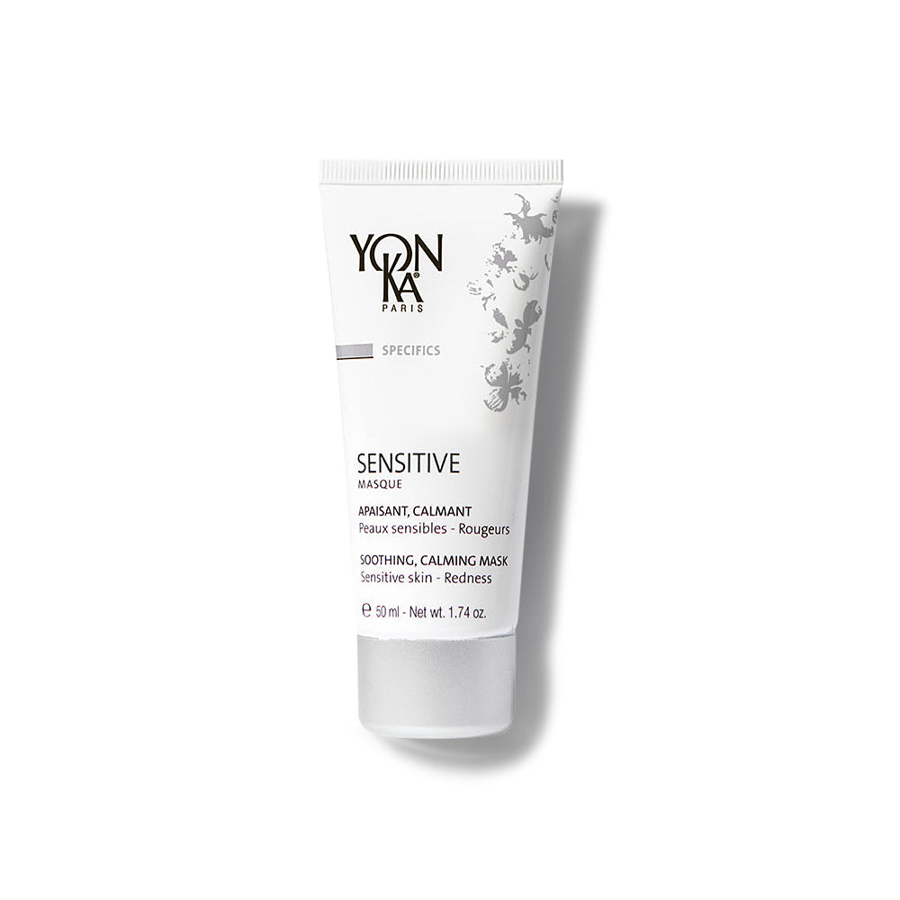 Mascarilla facial calmante para pieles sensibles